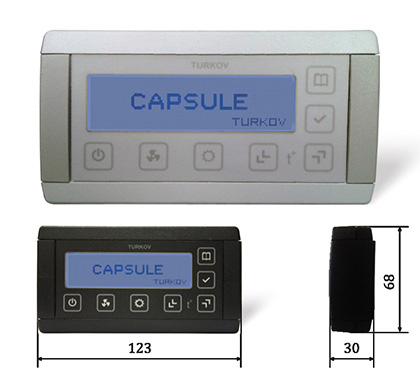 Компактная приточная установка Capsule 1000/9.0кВт/380В с нагревателем, заслонкой и автоматикой