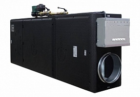 i-vent-1500 W приточная установка с высокой фильтрацией воздуха с водяным нагревателем оснащена заслонкой, электрическим нагревателем и автоматикой