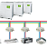 Наружные блоки мультизональных систем трехтрубные (до 45 кВт) LUM-HE335AIA4-hr