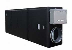 i-vent-500 E приточная установка с высокой фильтрацией воздуха с электрическим нагревателем оснащена заслонкой, электрическим нагревателем и автоматикой