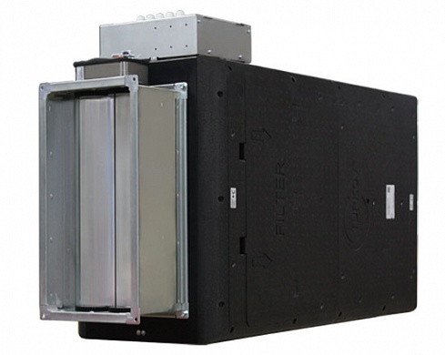 Компактная приточная установка Capsule-2000 с нагревателем, заслонкой и автоматикой